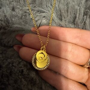 kate spade gold necklace